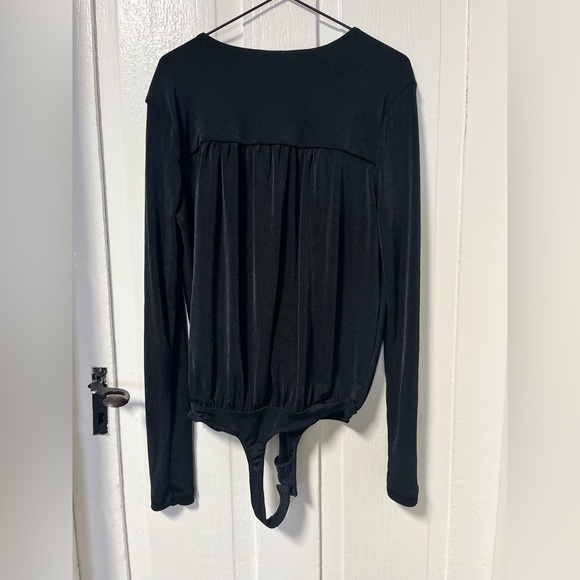 Free People Turnt Thong Bodysuit Black Intimately Free size L - Picture 3 of 8